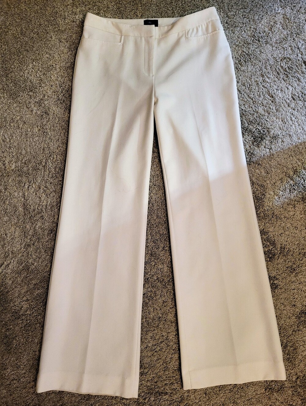 Rafaella White Wide-Leg Pants